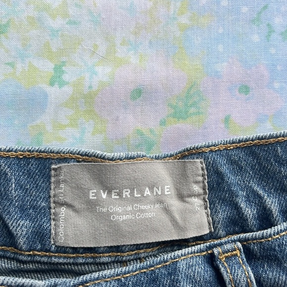 Everlane | The Cheeky Jean Crop Size 27/4 Lightwash Denim Cotton 90s Casual - Picture 6 of 9